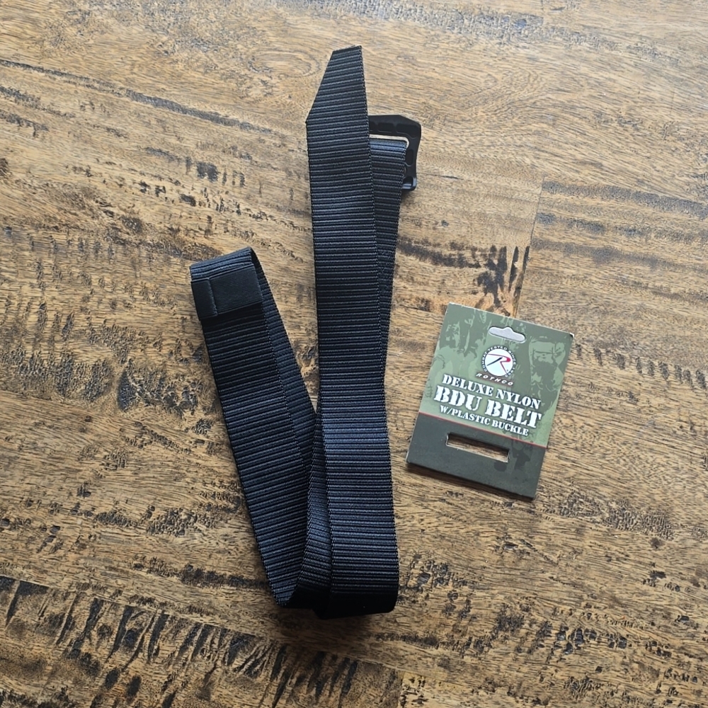 Rothco Deluxe Nylon BDU Belt w/ Plastic Buckle Size 44